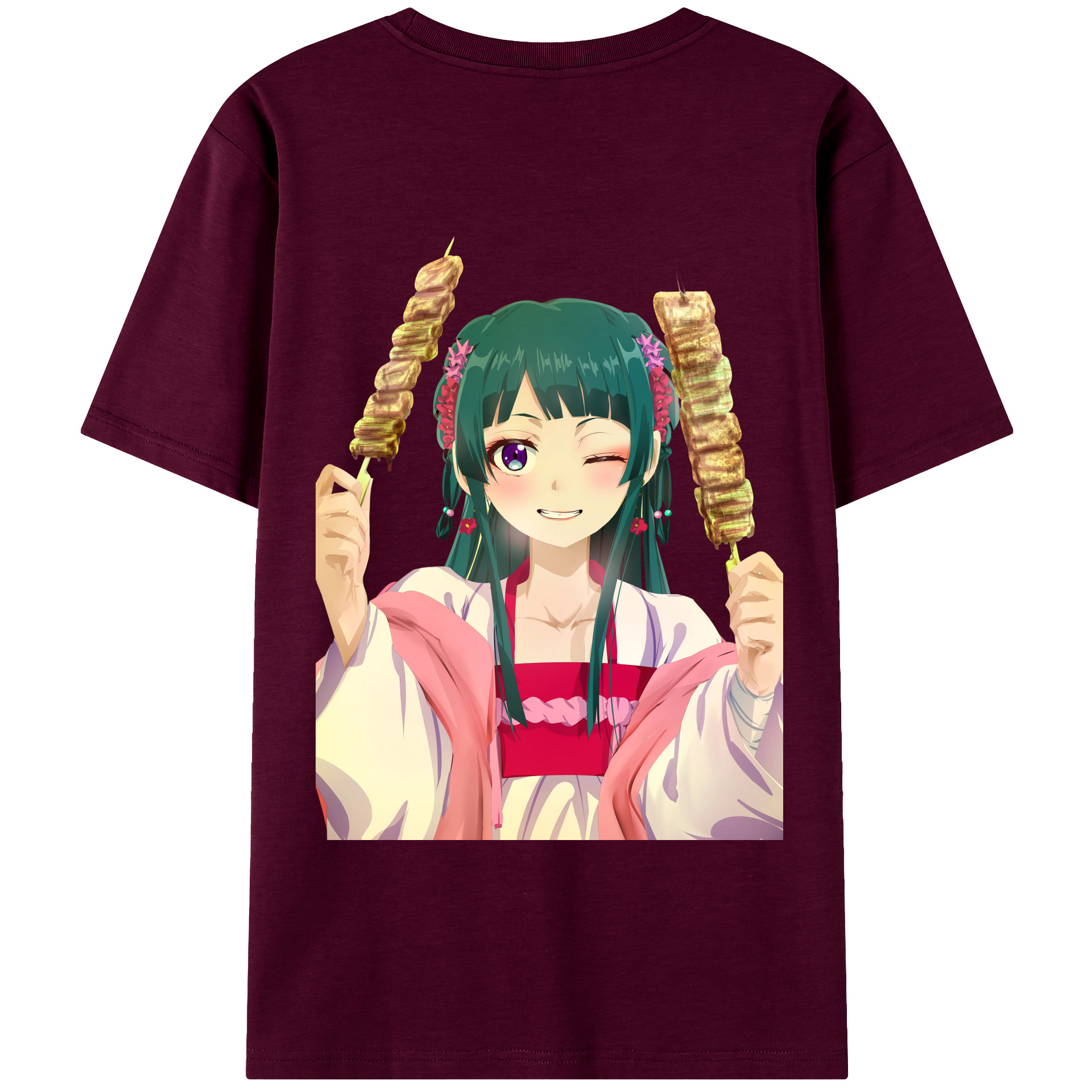 （画像用） 薬屋のひとりごと The Apothecary Diaries レディース半袖Tシャツ(バックプリント)